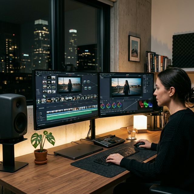 Video editing setup